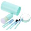 NOLITOY 5sets Portable Makeup Brush Mirror Travel Cosmetic Tools Blush and Loose Powder Brushes Adorable Design for Daily Makeup Use view 3