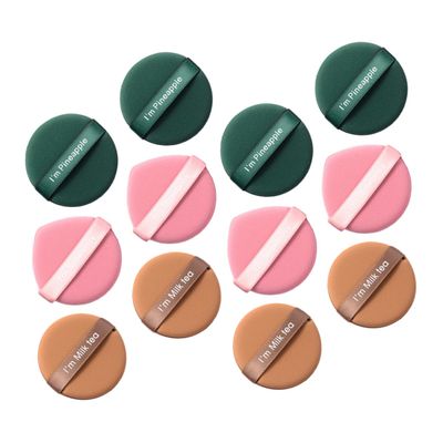 balacoo 21pcs Dual Use Makeup Sponge for Foundation Concealer for Dry and Wet Application Home Salon Use Comfortable Non-absorbent Design