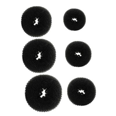 balacoo 6pcs Girls Bun Maker Hair Discs for Women Beautiful Hair Accessories for Women Donut Bun Makers