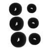balacoo 6pcs Girls Bun Maker Hair Discs for Women Beautiful Hair Accessories for Women Donut Bun Makers view 1