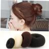 balacoo 6pcs Girls Bun Maker Hair Discs for Women Beautiful Hair Accessories for Women Donut Bun Makers view 3