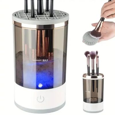 AWR Deluxe Electric Make Up Cleaner, Brushes Cleaner, Multi Brush Cleaner, Brush Cleaner, White