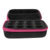balacoo 1pc Portable Essential Oil Storage Case Makeup Organizer for Travel Lightweight and Shockproof Multi-functional Oxford Pouch Pink view 1