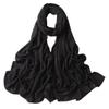 180 * 55Cm Hijab Solid Color Scarf Muslim Women Jacquard Hijab Cotton Long Headband Wrapped Headband 154-9 view 1