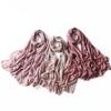 180 * 55Cm Hijab Solid Color Scarf Muslim Women Jacquard Hijab Cotton Long Headband Wrapped Headband 154-9 view 3