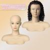 Newshair Mannequin Head Stand, Shoulder Mannequin Dummy Shoulder Mannequin Head Stand Wig Head Support for Cosmetology and Hairdressing Training in Home and Salon Settings, Shoulder Model view 3
