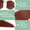 Ginger Braiding Hair Pre stretched 16 Inch 3 Packs 350# Copper Red Pre-stretched Braiding Hair EZ Braid Yaki Texture Synthetic Hair Extensions for Crochet Box Braids view 3