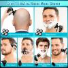 Head Shavers for Bald Men, 5D Electric Razor Dolodomy 5 in 1 Waterproof Display Mens Shaver for Wet Dry Electric Skull Shavers with LED Lights Nose Hair Sideburns Trimmer and Face Cleaning Brush view 2
