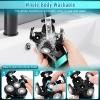 Head Shavers for Bald Men, 5D Electric Razor Dolodomy 5 in 1 Waterproof Display Mens Shaver for Wet Dry Electric Skull Shavers with LED Lights Nose Hair Sideburns Trimmer and Face Cleaning Brush view 4