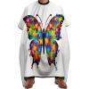 Awareness Colorful Butterfly Professional Barber Cape,Polyester Hair Cutting Salon Cape,Water And Stain Resistant Apron,Cutting Hair Beard Hairdressing Cape Anti-Static Haircut,56.766.9 Inch (1 Pack) view 1