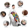 Awareness Colorful Butterfly Professional Barber Cape,Polyester Hair Cutting Salon Cape,Water And Stain Resistant Apron,Cutting Hair Beard Hairdressing Cape Anti-Static Haircut,56.766.9 Inch (1 Pack) view 3