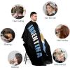 Argentina Flag Professional Barber Cape,Polyester Hair Cutting Salon Cape,Water And Stain Resistant Apron,Cutting Hair Beard Hairdressing Cape Anti-Static Haircut,56.766.9 Inch (1 Pack) view 3