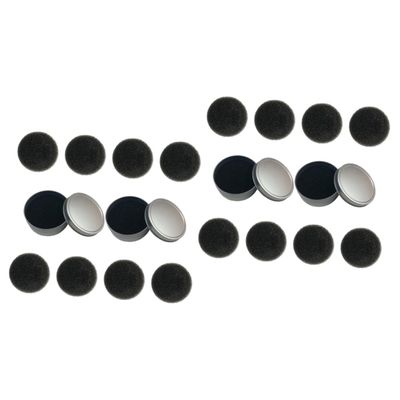 Didiseaon 2sets Makeup Sponge Cleaning Kit Dry Cleaning Sponge Quick Dry Box Beauty Supplies Reusable Tool Cotton Makeup Brush Cleaner