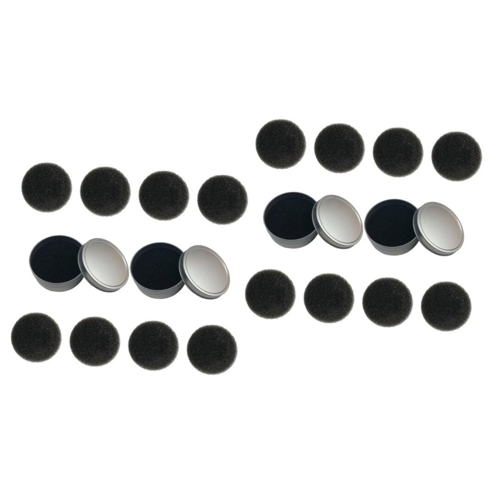 Didiseaon 2sets Makeup Sponge Cleaning Kit Dry Cleaning Sponge Quick Dry Box Beauty Supplies Reusable Tool Cotton Makeup Brush Cleaner