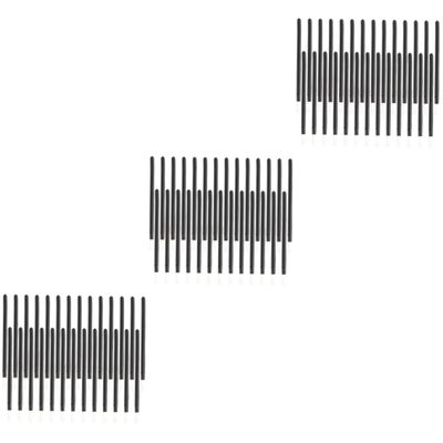 Balacoo 150 Pcs Professional Eyeliner Brush Makeup Lipstick Wands Applicator Makeup Cosmetic Tools, 10X2X2cmx3pcs, Blackx3pcs