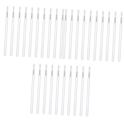 Balacoo 150 Pcs White Short Hair Lip Gloss Brush, 10X2X2cmx3pcs, Whitex3pcs