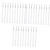 Balacoo 150 Pcs White Short Hair Lip Gloss Brush, 10X2X2cmx3pcs, Whitex3pcs view 1