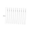 Balacoo 150 Pcs White Short Hair Lip Gloss Brush, 10X2X2cmx3pcs, Whitex3pcs view 2