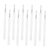 Balacoo 150 Pcs White Short Hair Lip Gloss Brush, 10X2X2cmx3pcs, Whitex3pcs view 3
