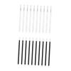 Balacoo 150 Pcs White Short Hair Lip Gloss Brush, 10X2X2cmx3pcs, Whitex3pcs view 4