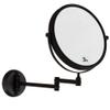Makeup Vanity Mirror,Two-Sided Wall Mounted Beauty Mirror 3X Magnification Bathroom Mirror 360Swivel Extendable Cosmetic Mirror,Black view 1