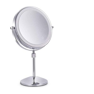 8 Inch Round Cosmetic Vanity Mirrors, 360 Degree Swivel Double Sided Make Up Mirrors for Bathrooms, Hotels