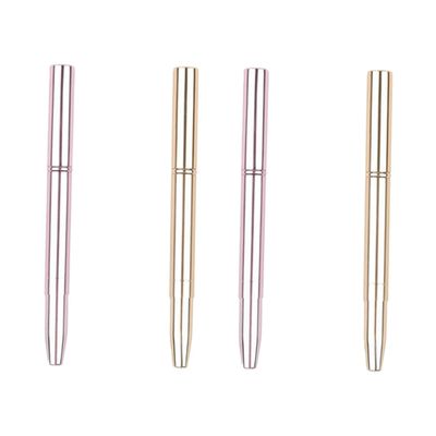 Balacoo 4 Pcs Double Ended Lip Brush Makeup Lip Brush Lipstick Brush Retractable Eye Lipstick Brush, 15x1cmx2pcs