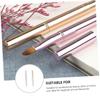 balacoo 6pcs Double-ended Lipstick Applicators Portable Makeup Brushes for Easy Lip Color Application for Friends Family Suitable for Home Salon Use Shimmer view 2
