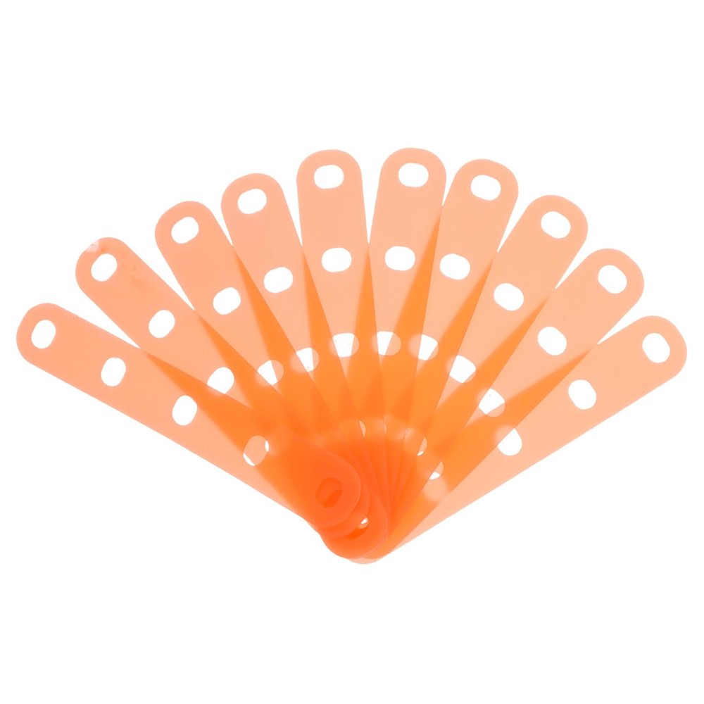 BIUDECO 20pcs Silicone Hair Roller Bands for Perm Rods - Orange - Flexi Rod - Hair Salon Professional Tool - Durable and Reusable - Seamless Design for Flat and Spiral Curls - Hairdresser Accessory