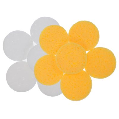 MERRYHAPY 100pcs Facial Washing Pad Rounded Makeup Removing for Gentle Skin Cleansing for Women Men Daily Use Easy to Hydrate Cleanse