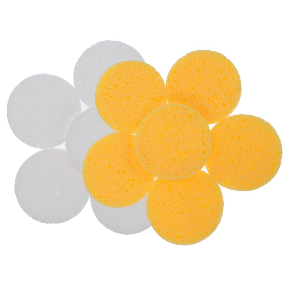 MERRYHAPY 100pcs Facial Washing Pad Rounded Makeup Removing for Gentle Skin Cleansing for Women Men Daily Use Easy to Hydrate Cleanse