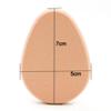 5Pcs Beige Smooth Makeup Sponge Blender Flawless Foundation Powder Puff Beauty,Makeup Brushes and Tools view 2