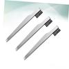Balacoo 3pcs Eyebrow Brush Stainless Steel, 10.4*1.9cm view 2
