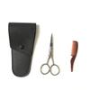 NOLITOY 3sets Eyebrow Scissors Stainless Steel Trimmer for Beard Grooming Shear Cutter for Professional Home Use for Precise Eyebrow Beard Shaping view 4