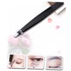 Housoutil 5pcs Stainless Steel Eyebrow Clip Set Ergonomic Eyebrow Tweezers for Precision Grooming and Makeup Portable Beauty Tool for Men and Women for Home and Travel view 4