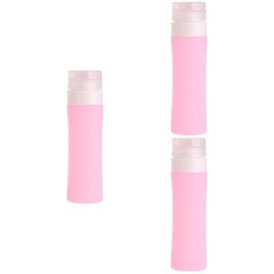 DOITOOL 3pcs Portable Silicone Travel Bottles for Liquid Toiletries Refillable Containers Leak Design for Easy Filling Dispensing for Travel Camping Essentials