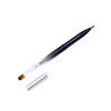 NOLITOY 2pcs Retractable Lip Brush for Lipstick Gloss Soft Makeup Brush Portable Lipstick Applicator Metal Lid Professional Home Use view 2