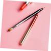 NOLITOY 2pcs Retractable Lip Brush for Lipstick Gloss Soft Makeup Brush Portable Lipstick Applicator Metal Lid Professional Home Use view 4