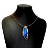 Cats Eye Blue Healing Crystals Mineral Stone Rock Crystal LLM1-1 view 1