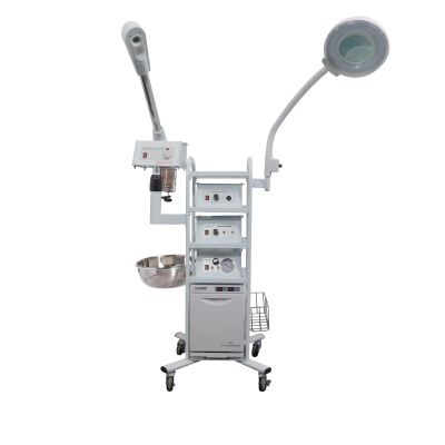11 in 1 Facial Machine with Flex Lamp on a 3 Tier Mobile cart SKU: MSR-11in1T3