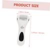 Housoutil 1set Electric Foot File Rechargeable Dead Skin for Smooth Feet Portable Pedicure Tool for Home Travel Ergonomic Design for Comfortable Use Easy to Clean and Maintain view 4