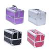Capacity Cosmetic Alloy Storage Women Large Professional Makeup Aluminum Organizer Casepurple Up, As Shown, medium view 1