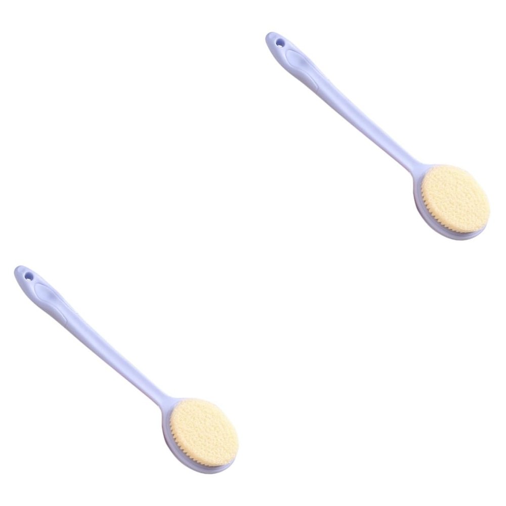 Angoily 2pcs Multi-Function Back Scrubber Body Brush Shower Brush Bath Back Washer Body Exfoliating Tool
