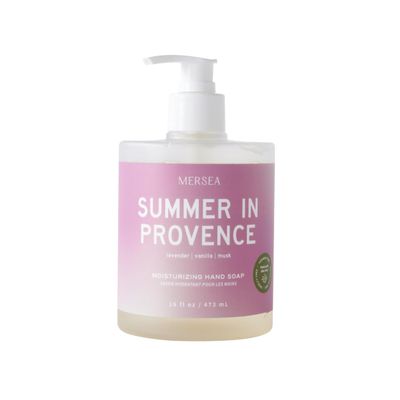 MERSEA Moisturizing Liquid Hand Soap in Large Pump Bottle, Summer in Provence (16 fl oz)