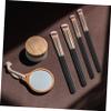 Angoily 4pcs Wooden Handle Concealer Brush Skin-friendly Makeup Brushes for Loose Powder Blush Contouring Effortless Application for Home Salon Use view 2