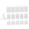 Mipcase 2sets Small Mouth Lotion Bag Translucent Emulsion Pouches for Travel Includes Funnel Multi-function Squeeze Bags for Skincare view 1