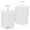 balacoo Foam Maker Bubble Face Wash Cup Portable Facial Maker Skincare Face Wash Er 2pcs White view 1