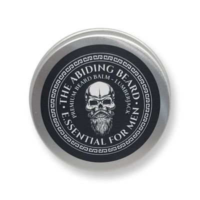 E.ssential for Men - The Abiding Beard Premium Beard Balm, 2 oz., with Shea Butter, Coconut Oil, Sunflower Oil, Grapeseed Oil, Vitamin-E, and Baobab Oil (Lumberjack)