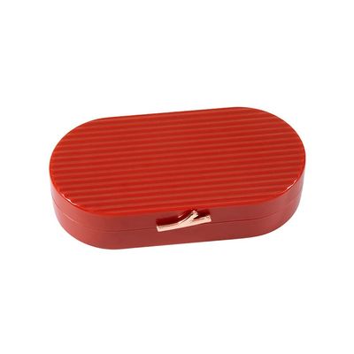 AMONG Manicure Kit Built-in Nail File Portable Nail Clippers Sharp Nail Clippers Man and Woman Home Use 6-Piece Green Red Nail Clippers Kit (Color : B)