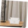balacoo Metal Wire Makeup Storage Organizer Stylish Desktop Container for Cosmetics Simple Fabric Metal Design for Vanity and Bedroom Use view 2